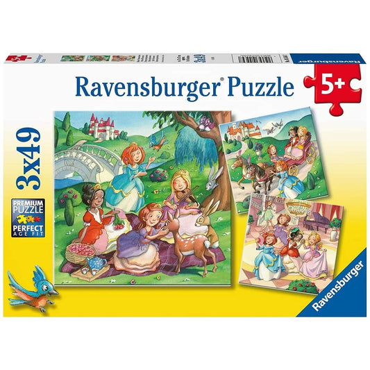 Ravensburger Puzzle - Kleine Prinzessinnen, 3x49 Teile