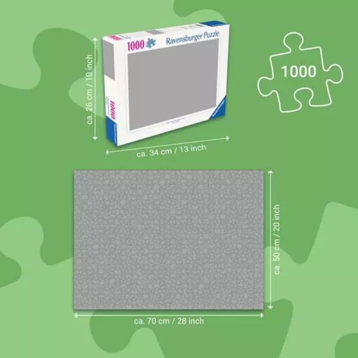 Ravensburger Puzzle 1000 Teile Verzauberte Tiefen Drache Meerjungfrau Schildkröten