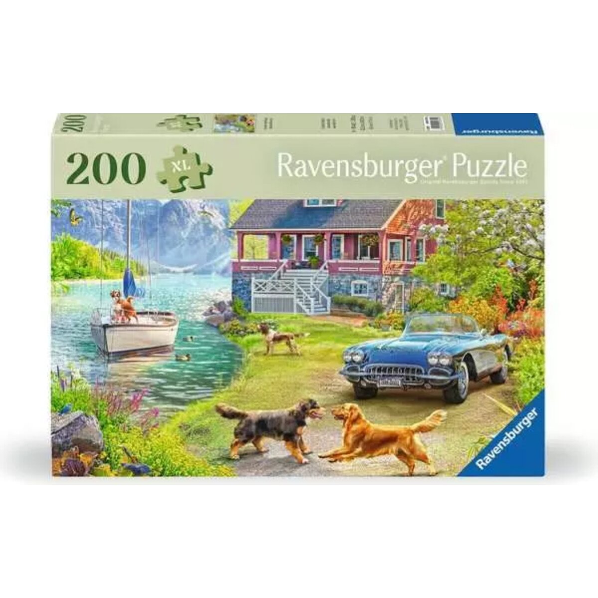 Ravensburger Puzzle 200 Teile Sommerhaus am See 42 x 29 cm