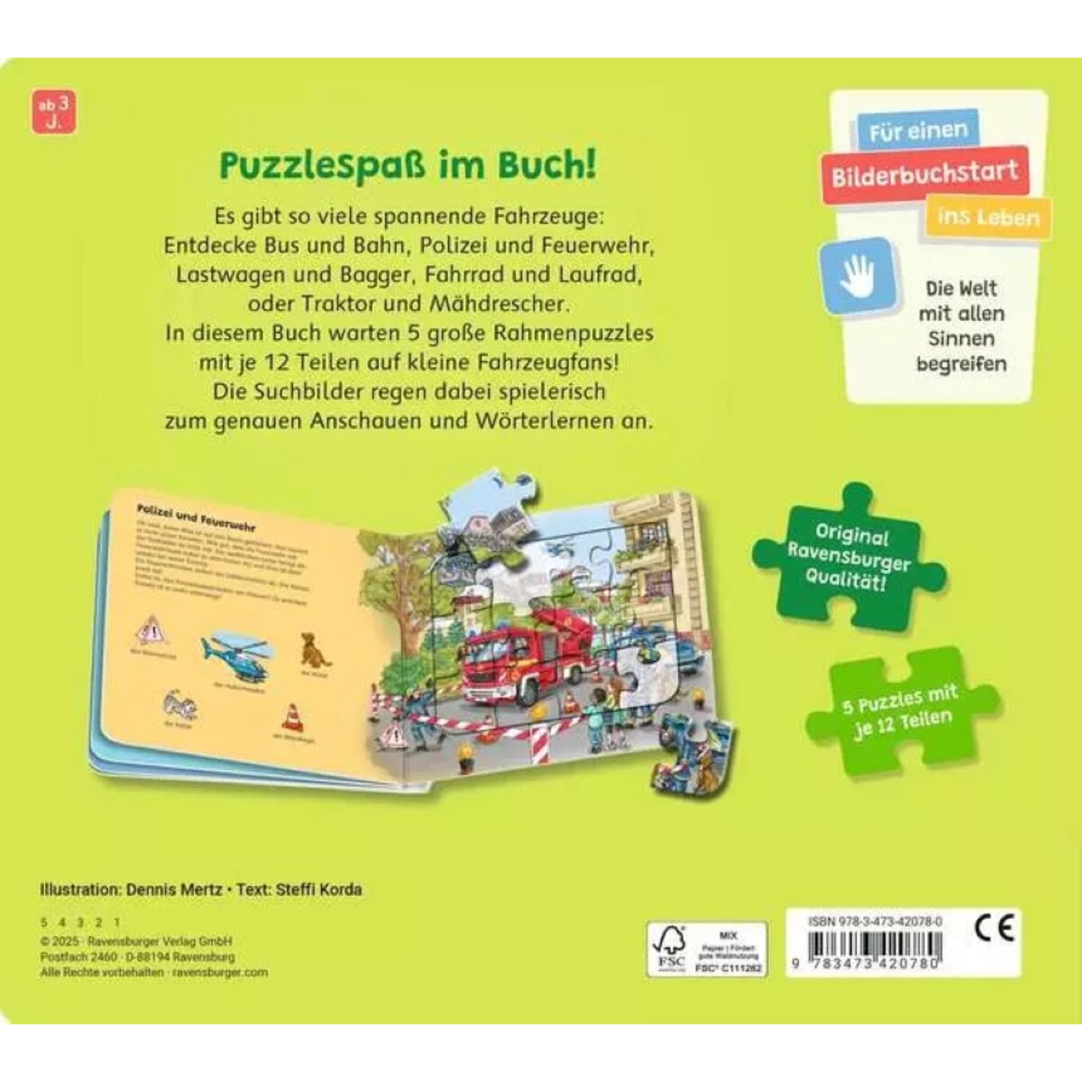 Ravensburger Puzzle-Buch - Fahrzeuge