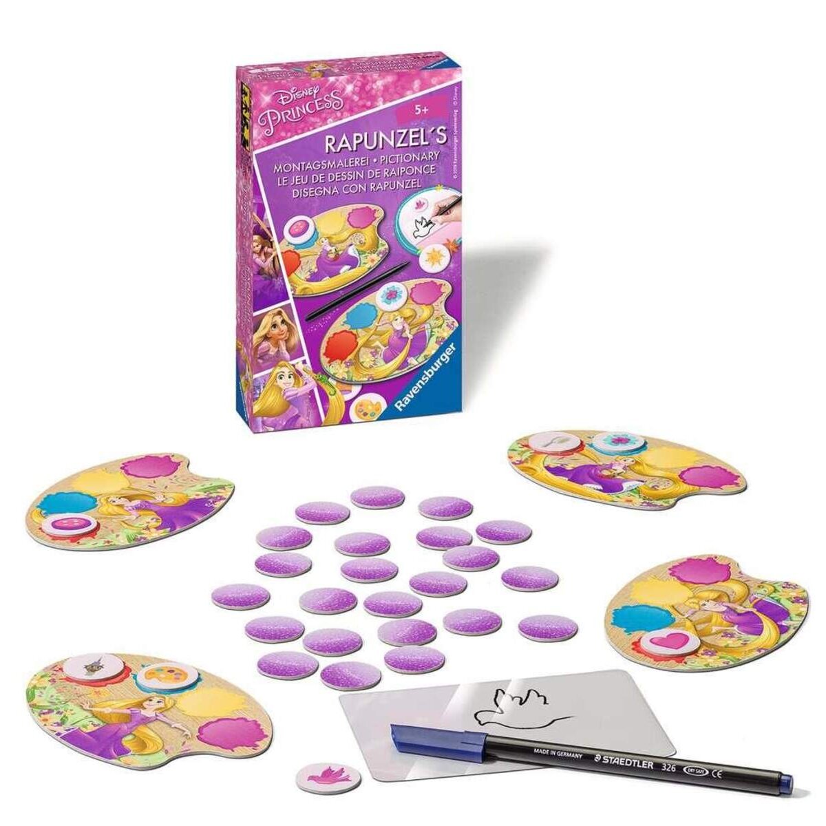 Ravensburger Rapunzels Montagsmalerei Das kreative Mal- und Sammelspiel