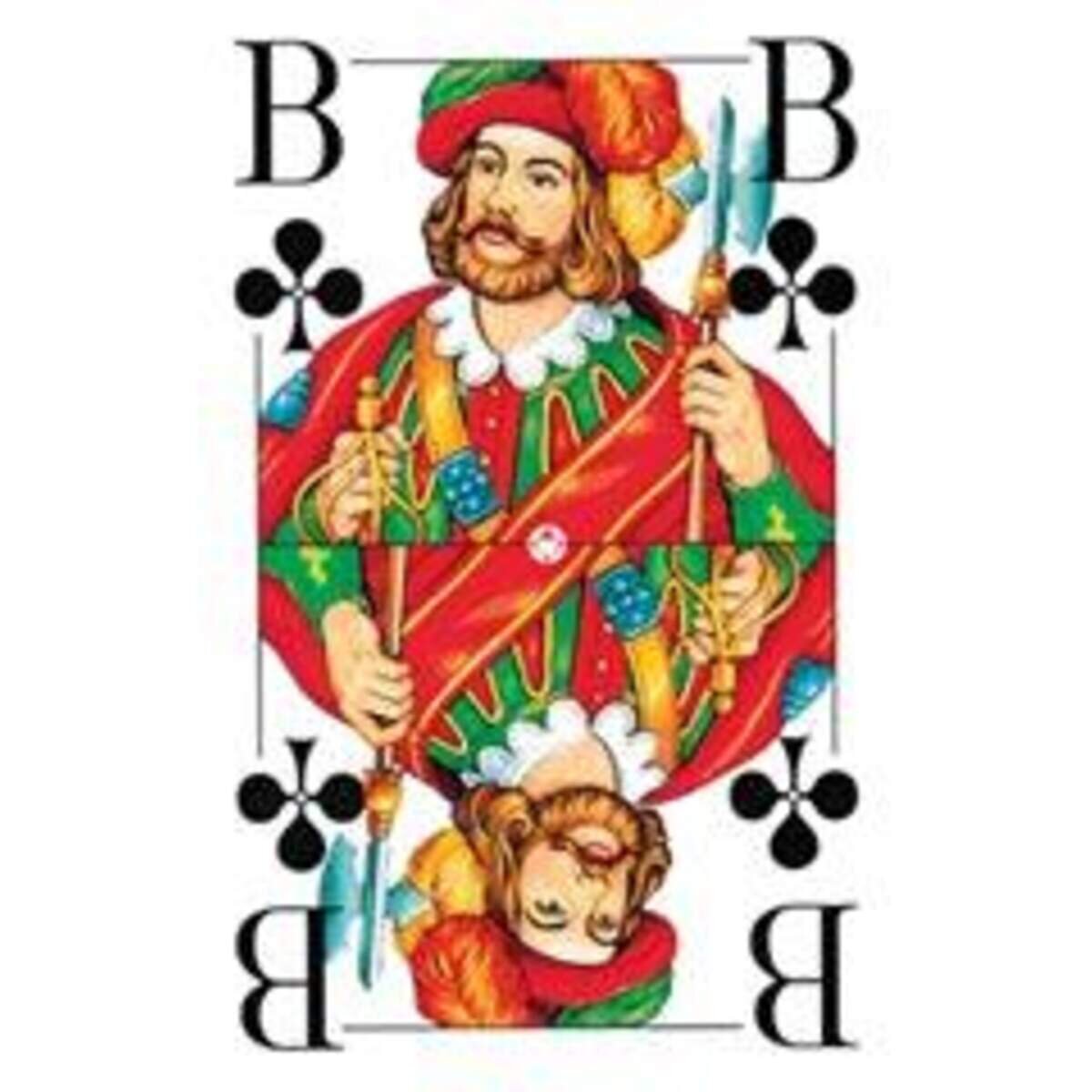 Ravensburger Skat Französisches Bild mit großen Eckzeichen, 32 Karten in Klarsicht-Box