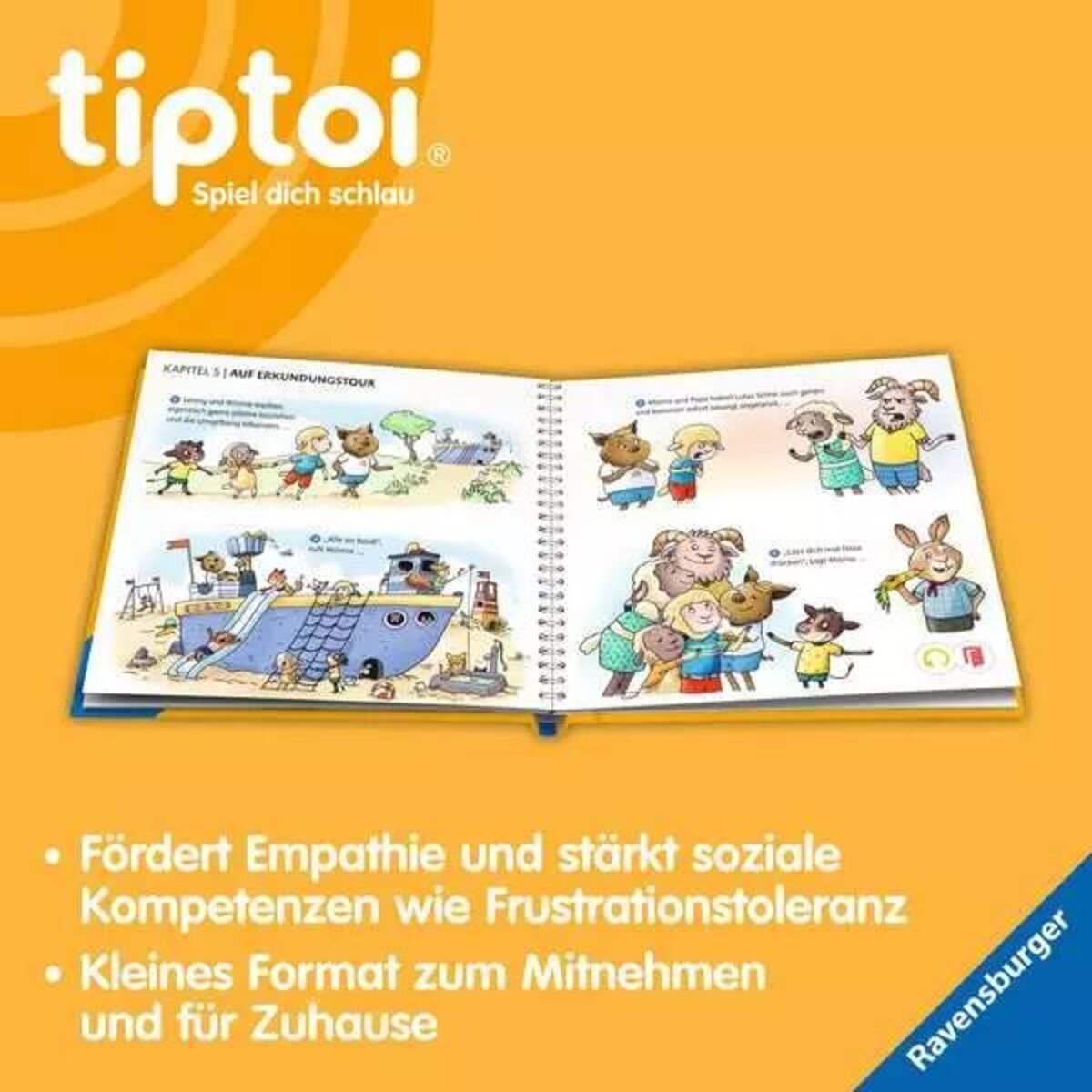 Ravensburger tiptoi® Lenny Lamm und die Sache mit der Wut