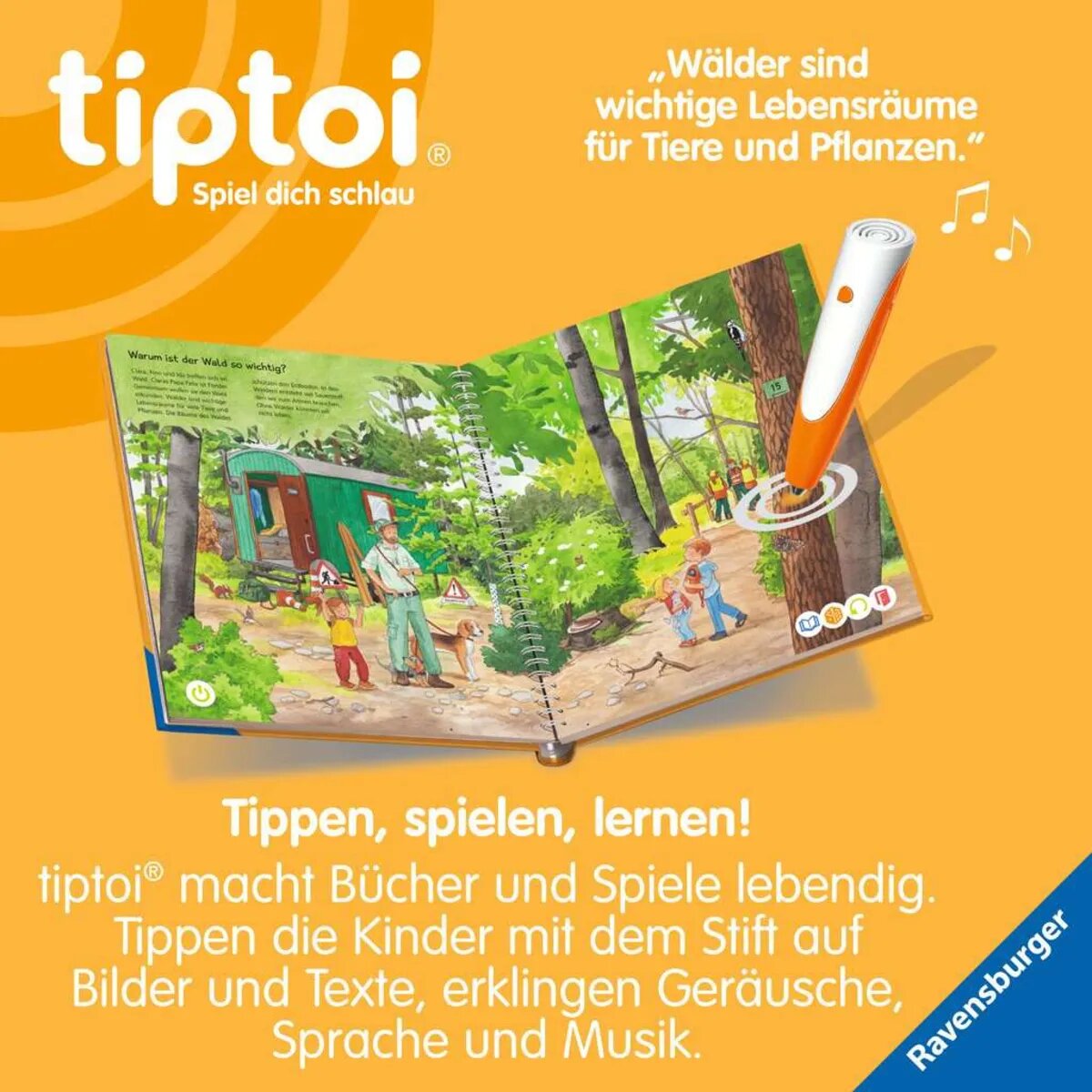 Ravensburger tiptoi® Wieso? Weshalb? Warum? Unser Wald