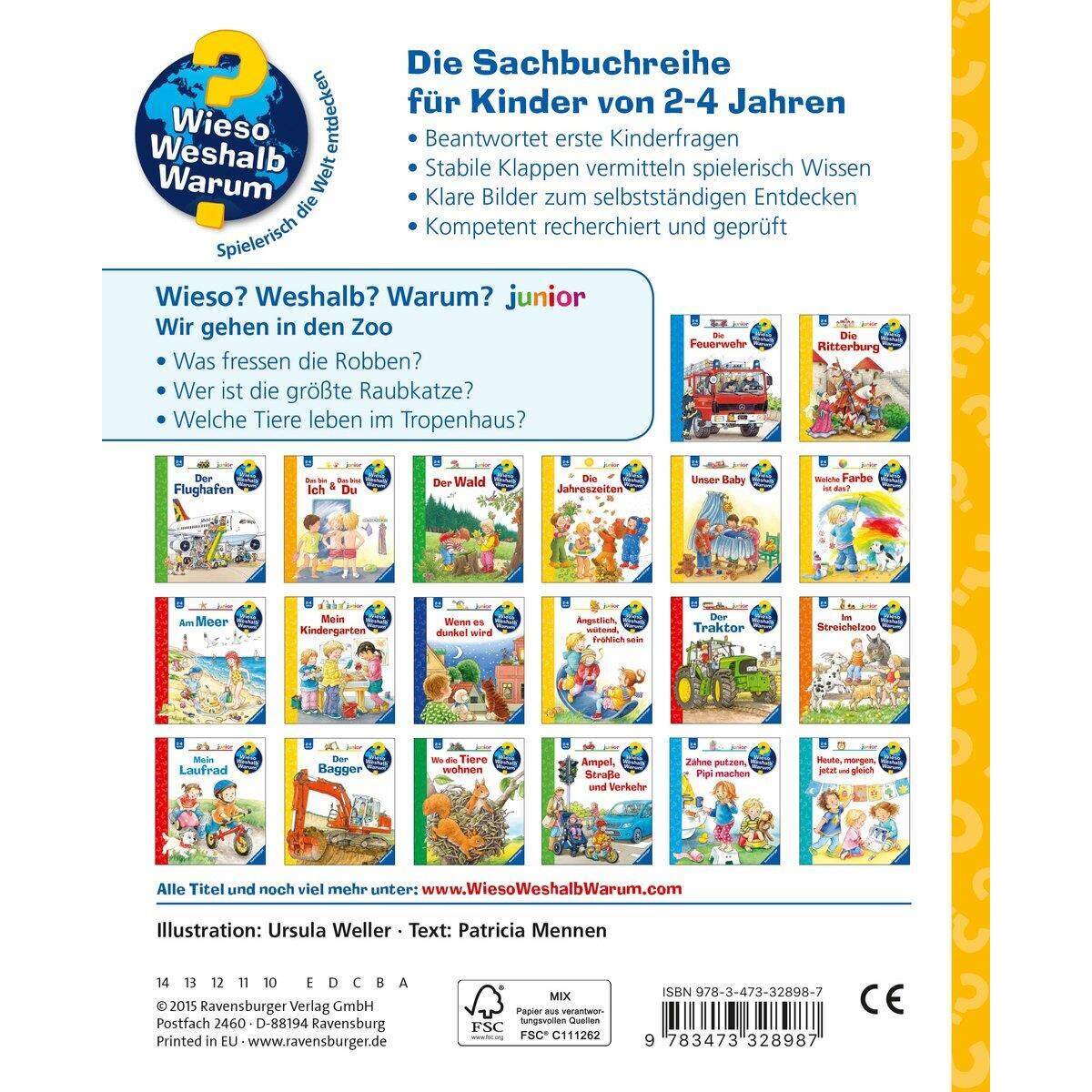 Ravensburger Wieso? Weshalb? Warum? Band. 30: Wir gehen in den Zoo