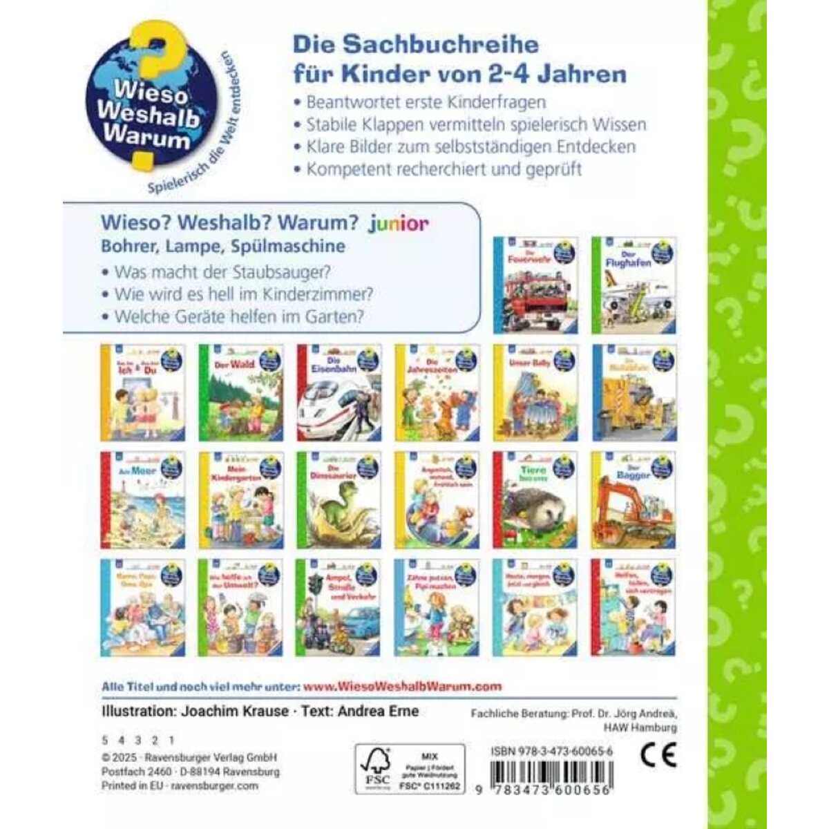 Ravensburger Wieso? Weshalb? Warum? Junior, Band 76 - Bohrer, Lampe, Spülmaschine