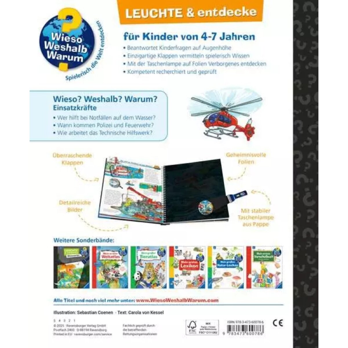 Ravensburger Wieso? Weshalb? Warum? Leuchte & entdecke: Einsatzkräfte
