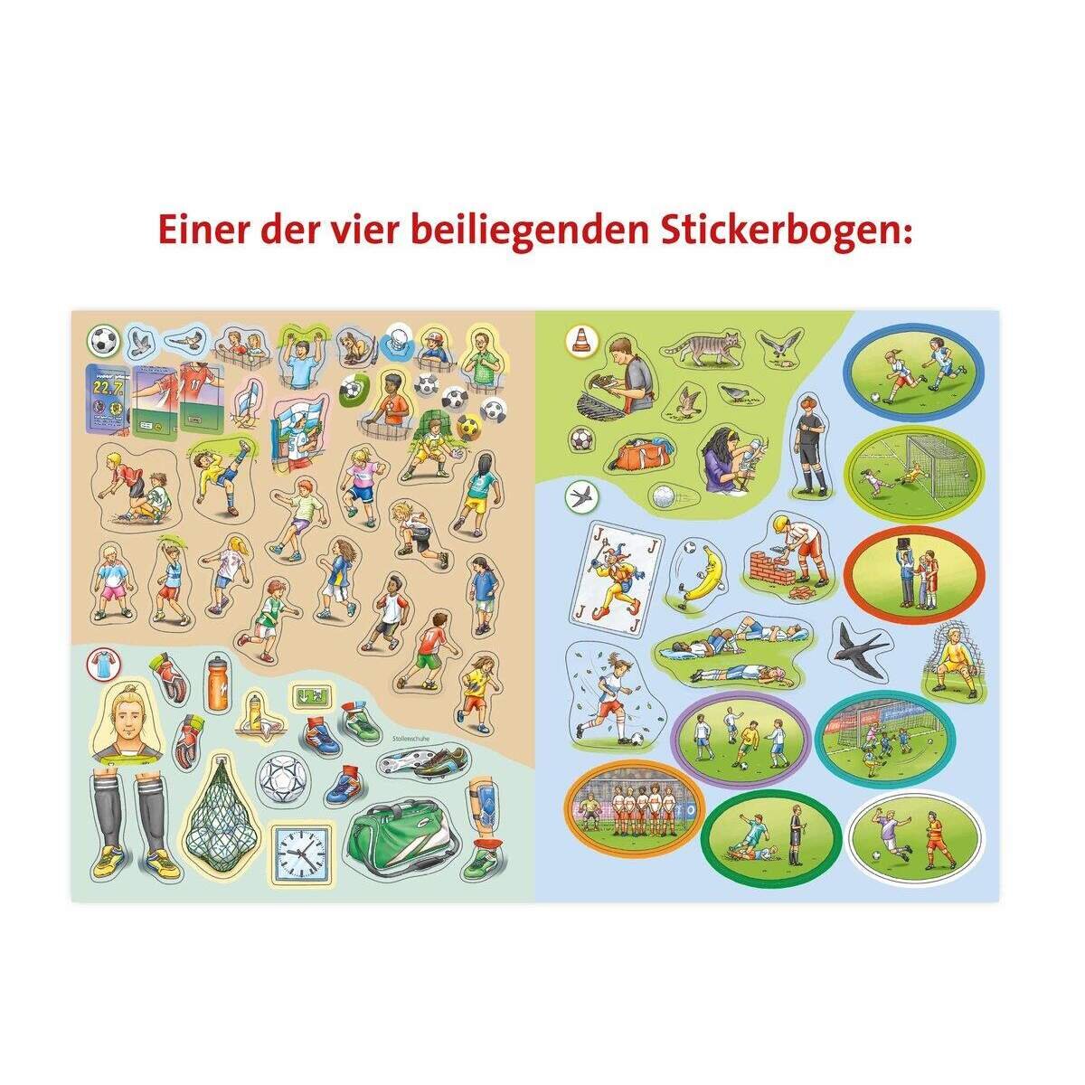 Ravensburger Wieso? Weshalb? Warum? Stickerheft - Fußball