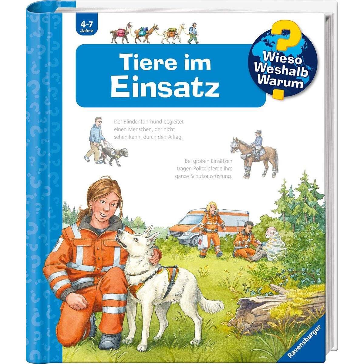 Ravensburger Wieso? Weshalb? Warum? Tiere im Einsatz - Band 16