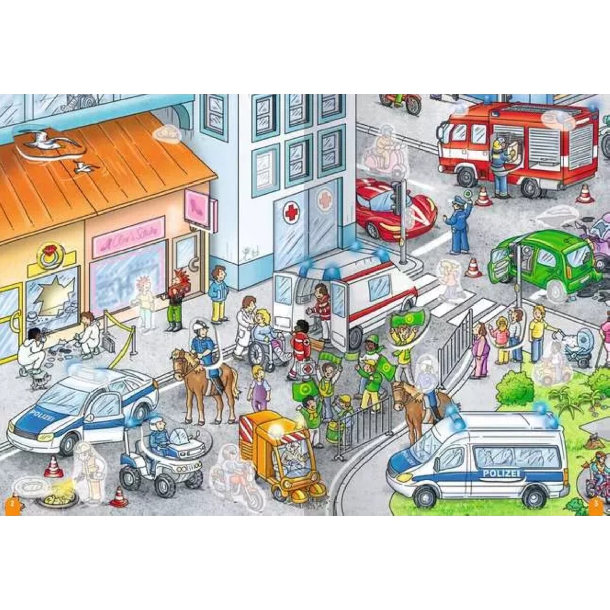 Ravensburger Wimmeln, Rätsel, Stickern: Fahrzeuge