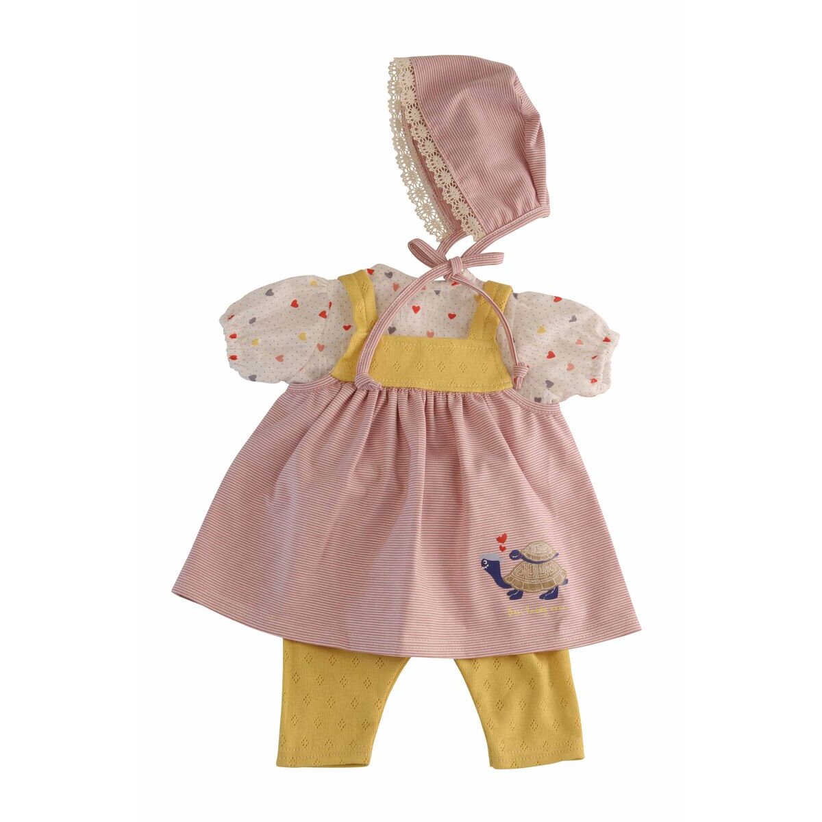 Schildkröt Kleidung zu Puppe 52 cm Julchen/Peterle/Klara/Elli sommerlich