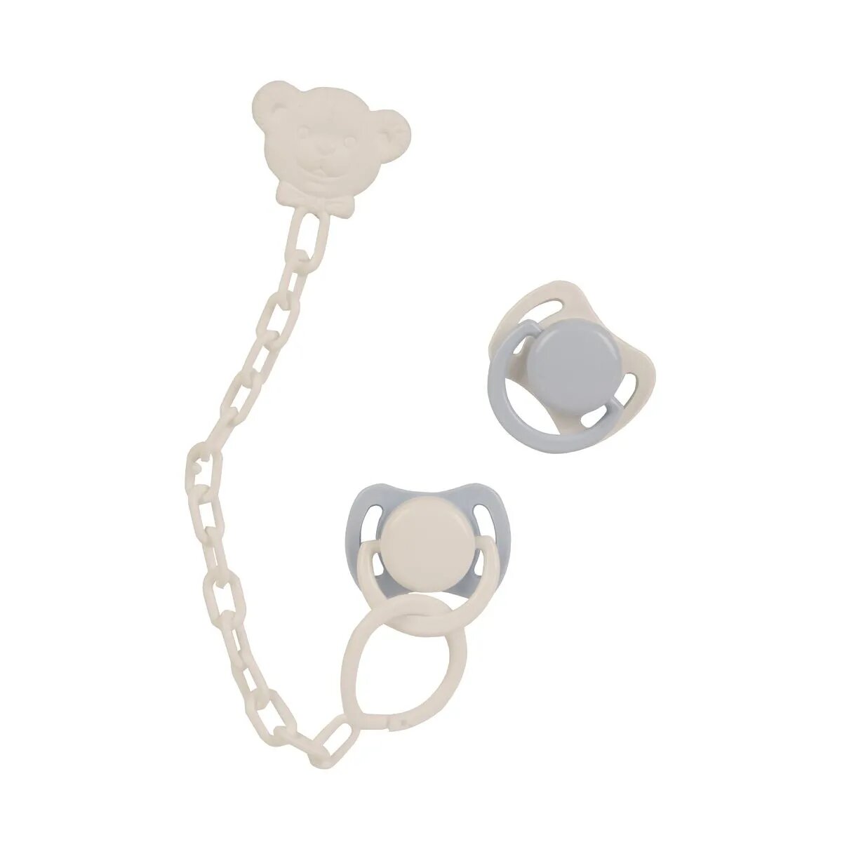 Schildkröt Puppenschnuller-Set 2-teilig, blau