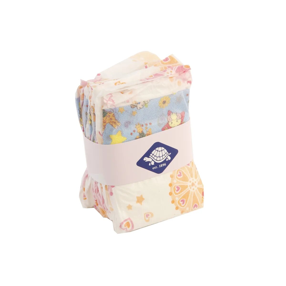 Schildkröt Puppenwindel Größe 32-37 cm (5er-Pack)