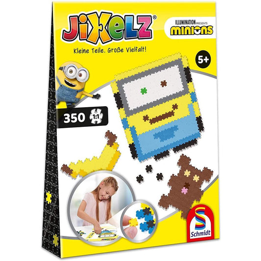 Schmidt Spiele Puzzle - Jixels Minions, 1 Motiv mit Designvorlage, 350 Teile
