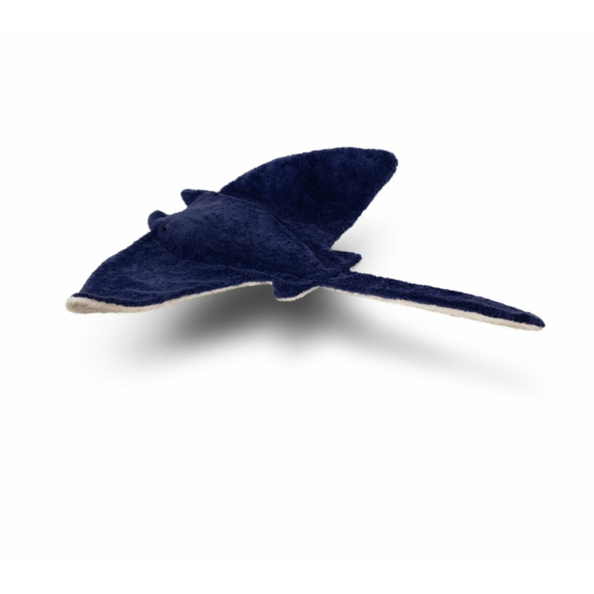 Senger Kuscheltier Mantarochen groß blau 72 x 6 x 72 cm