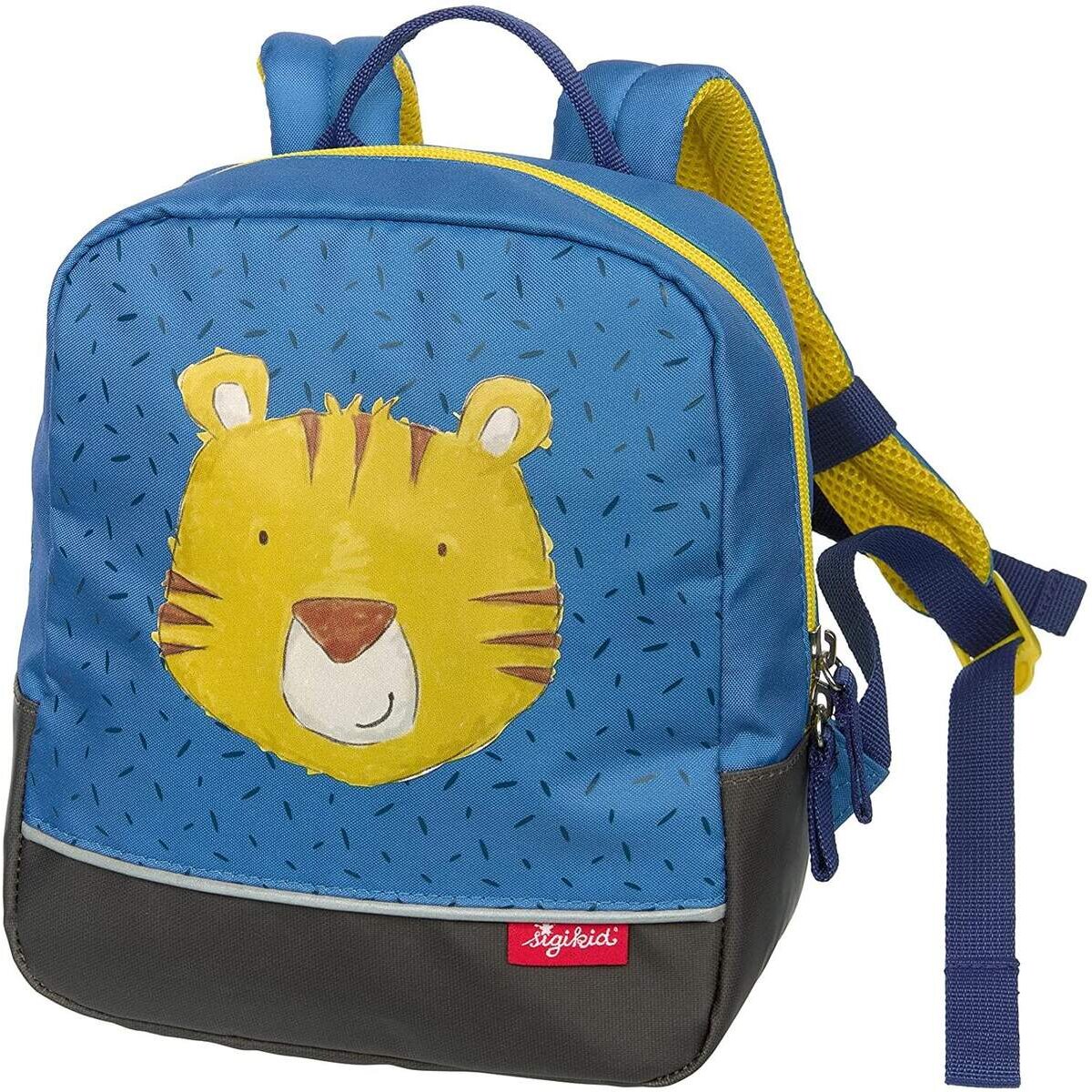 Sigikid Mini Rucksack mit Tiermotiv - Tiger, blau