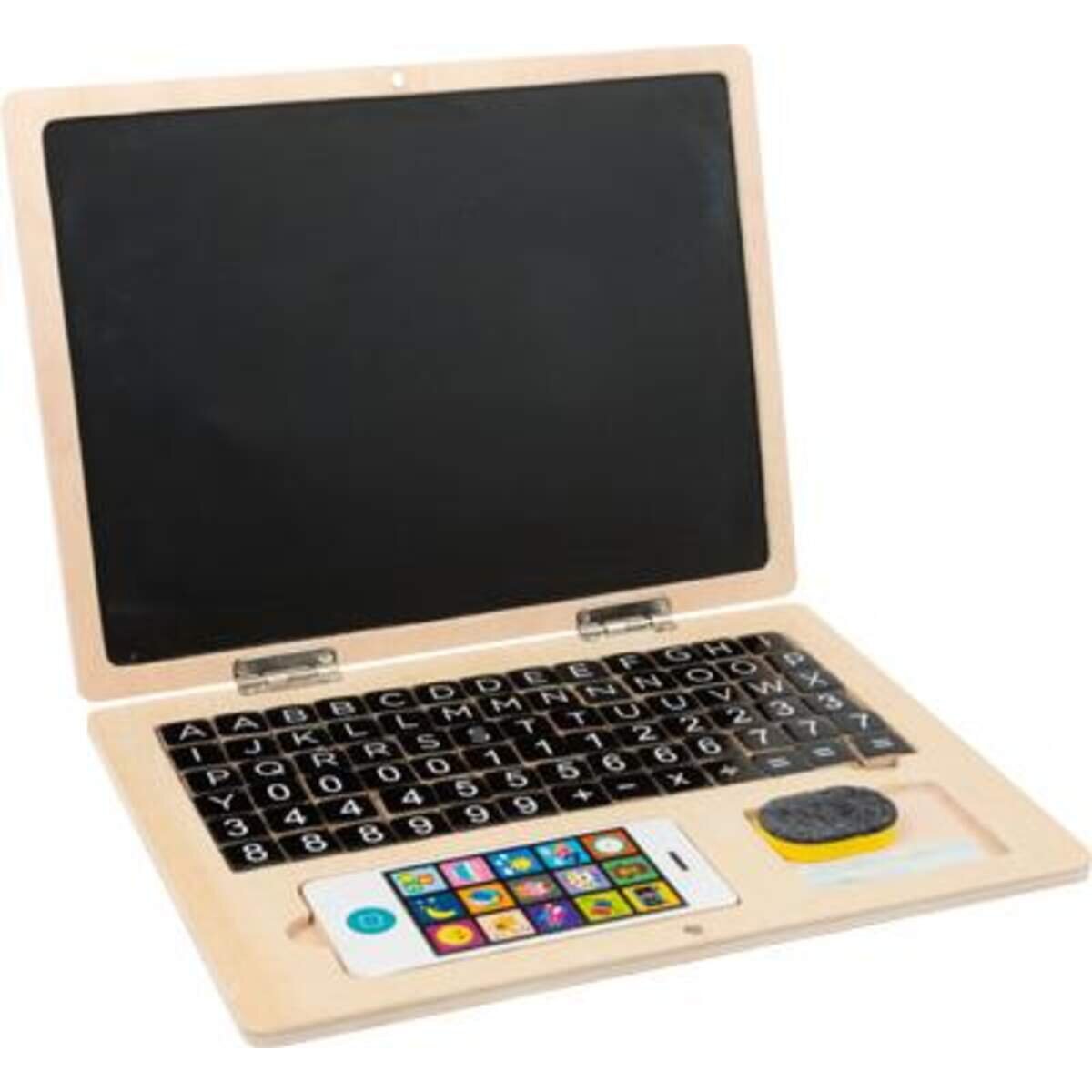 small foot Holz-Laptop mit Magnet-Tafel