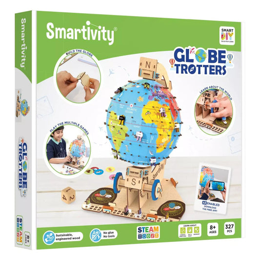 Smart Games Smartivity GlobeTrotters 3D-Globus-Bauset
