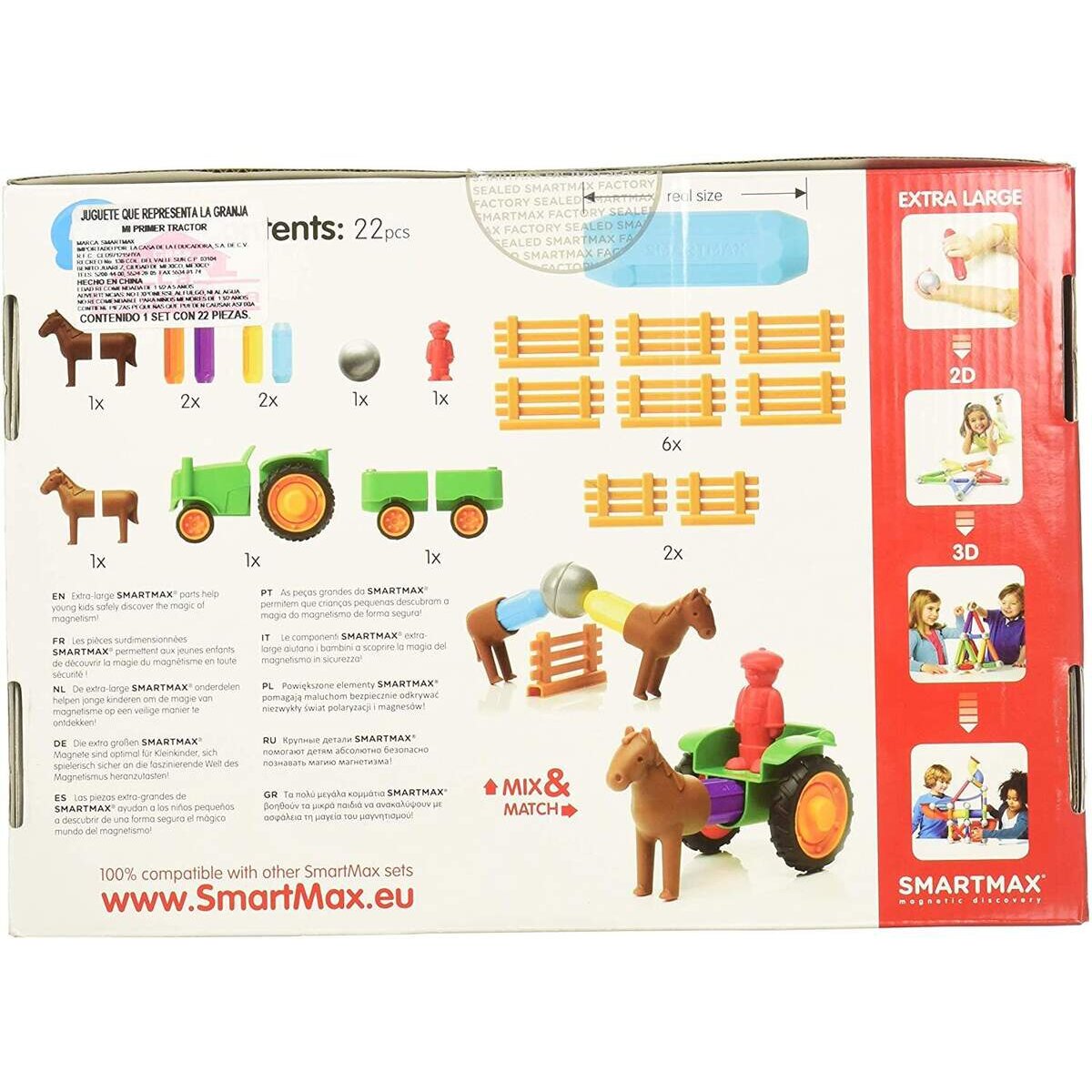 Smartmax Mein erstes Traktorset, 22 Teile