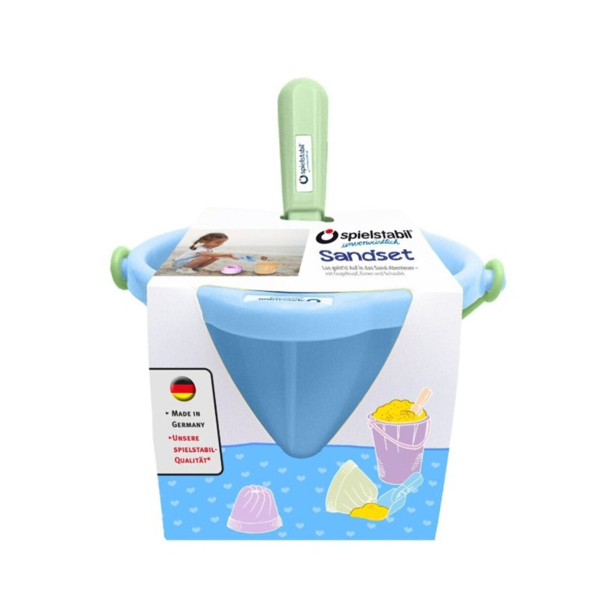 spielstabil Sand-Set pastell 3-teilig, 1 Stück, 4-fach sortiert