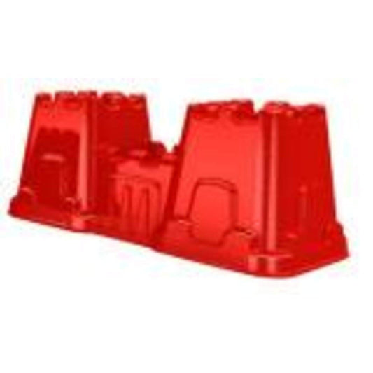 spielstabil Sandform Burgtor, 23 x 10 x 10cm, rot