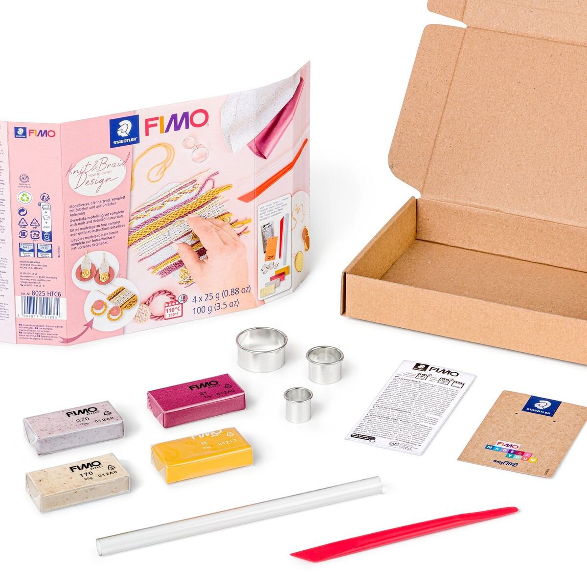 STAEDTLER® FIMO® 8025 HTC soft Set Strick- Design