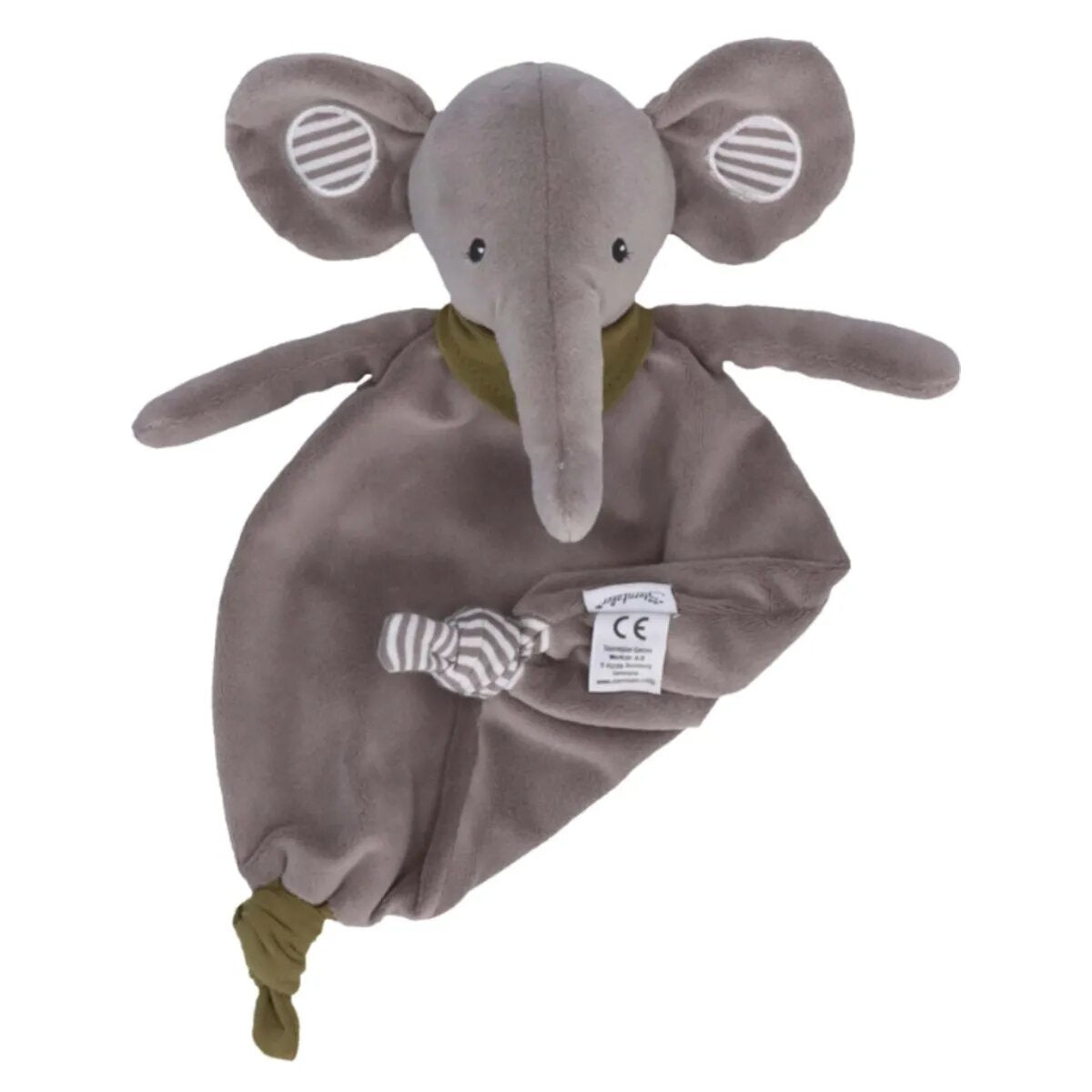 Sterntaler Schmusetuch Elefant Eddy in Grau mit Halstuch