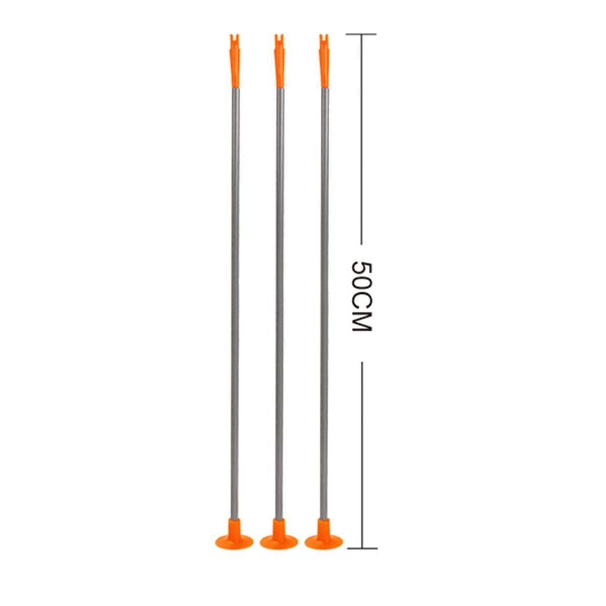 Sunflex Ersatzpfeile Bogenschießen orange, 50 cm, 3er Packung
