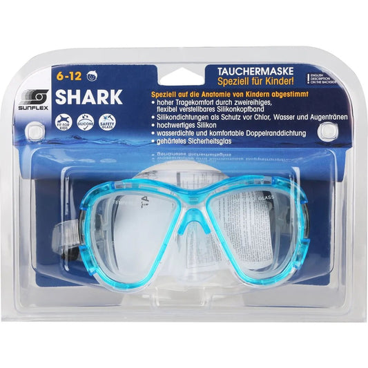 sunflex Tauchermaske Shark, 6-12 Jahren
