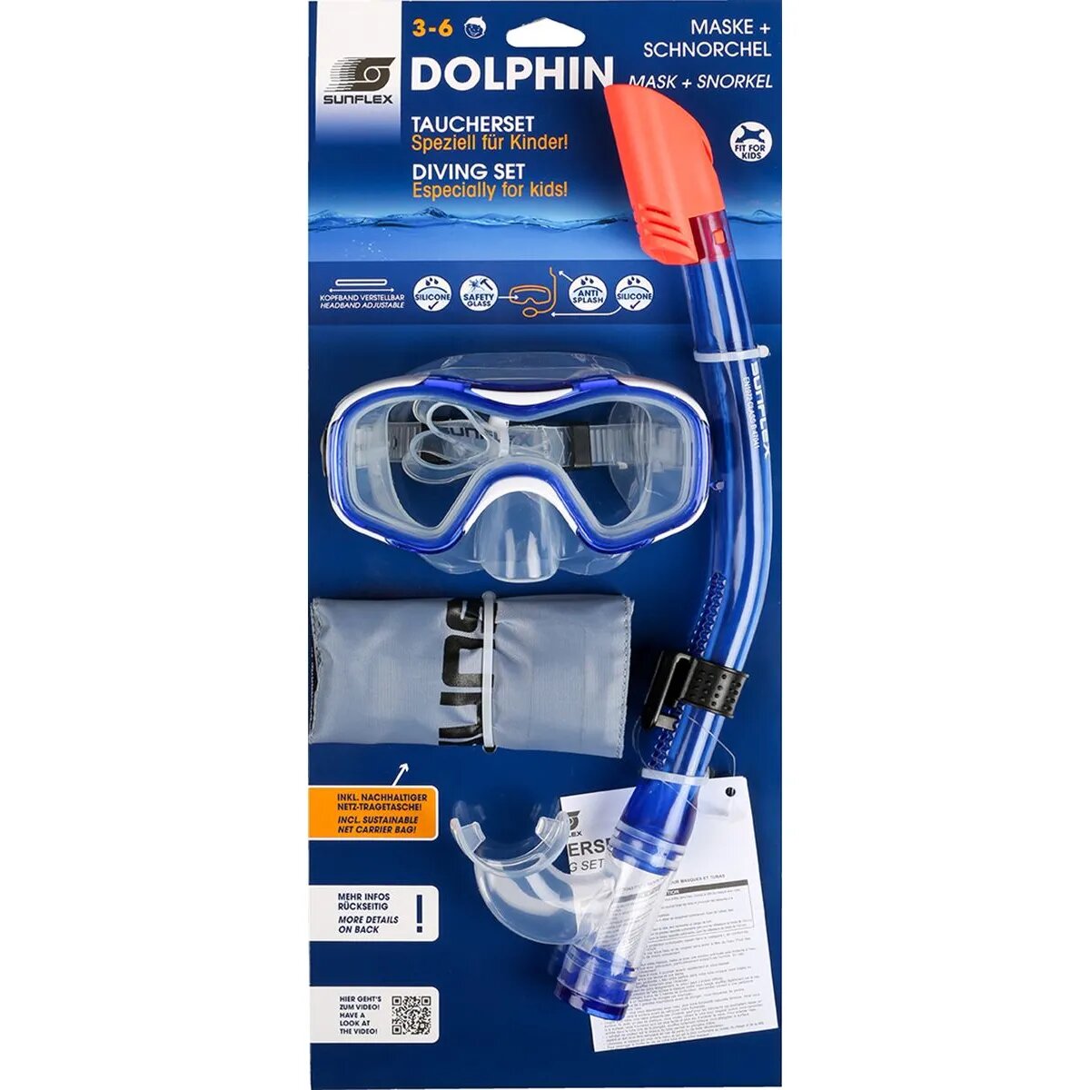 Sunflex Taucherset DOLPHIN, für Kinder im Alter von 3-6 Jahren