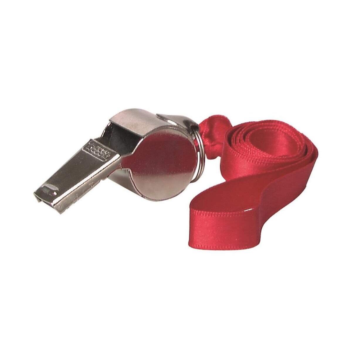 Sunflex Trillerpfeife aus Metall mit Kordel