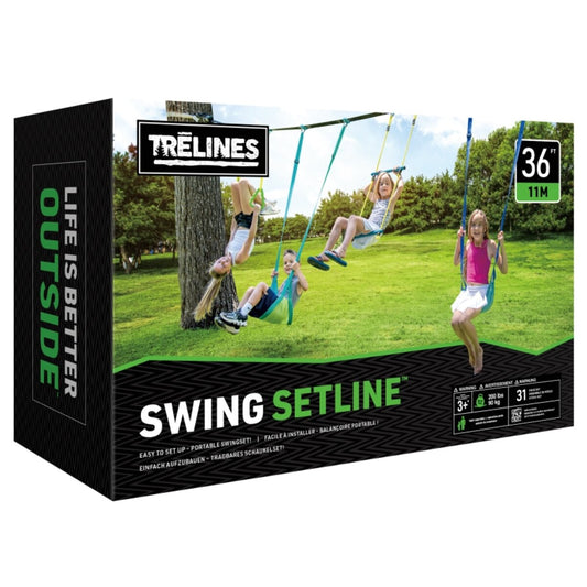 Trelines Swingset Gymnastik-Gurt 11 m für 1 bis 4 Kinder