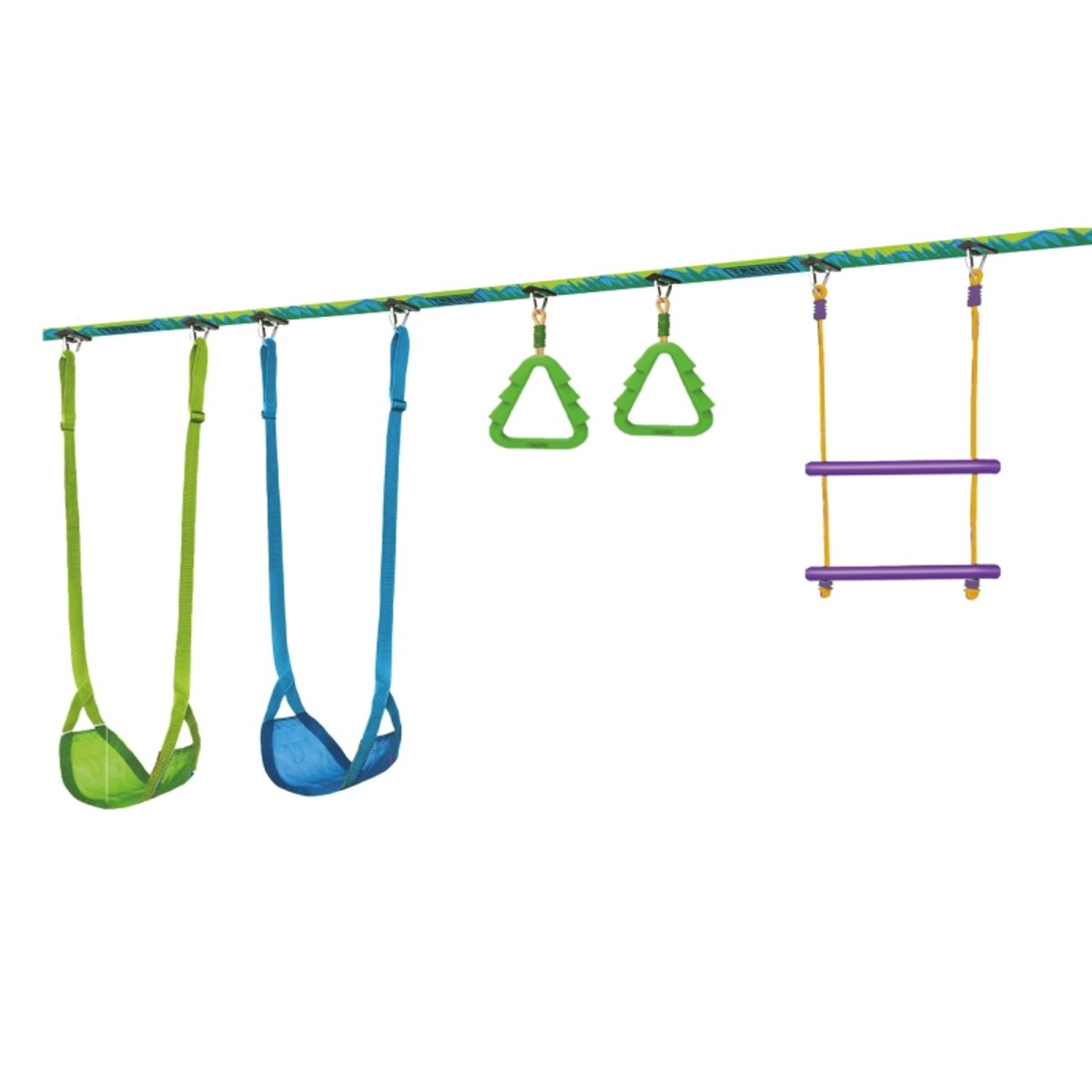 Trelines Swingset Gymnastik-Gurt 11 m für 1 bis 4 Kinder