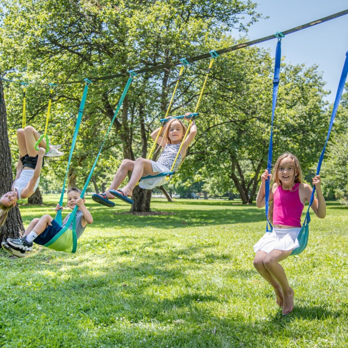 Trelines Swingset Gymnastik-Gurt 11 m für 1 bis 4 Kinder