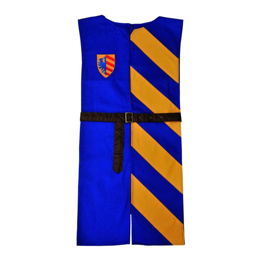 VAH Spielzeugmanufaktur Wappenrock Lancelot, blau/gelb, Länge 82 cm
