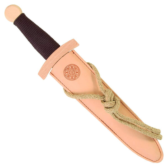 VAH Spielzeugmanufaktur Wiki-Dolchset mit Scheide aus Echtleder, 35 cm