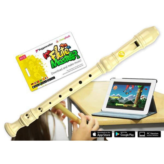 Voggenreiter Flute Master (App) mit Kunststoff-Blockflöte