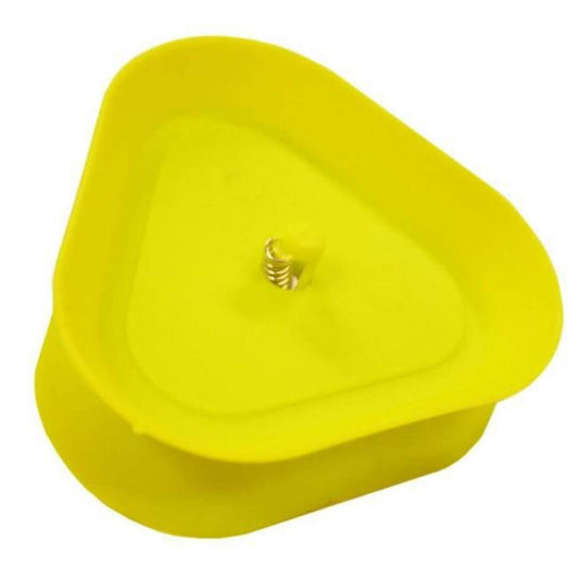 Weible Kartenhalter mit Federmechanismus, gelb