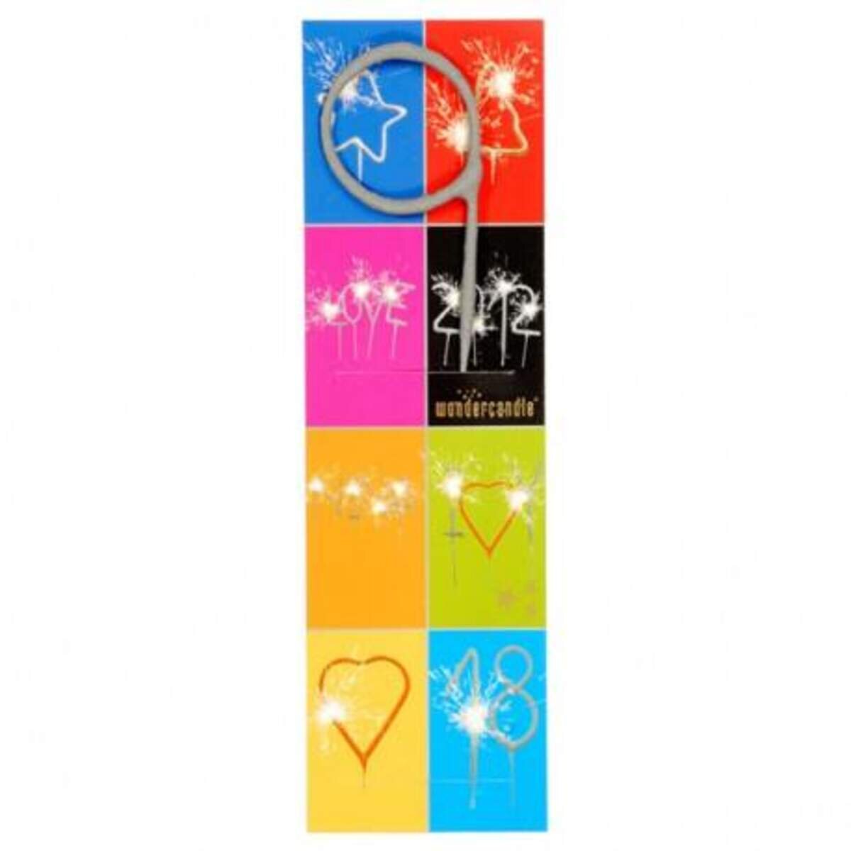 wondercandle Wunderkerze Zahl 9