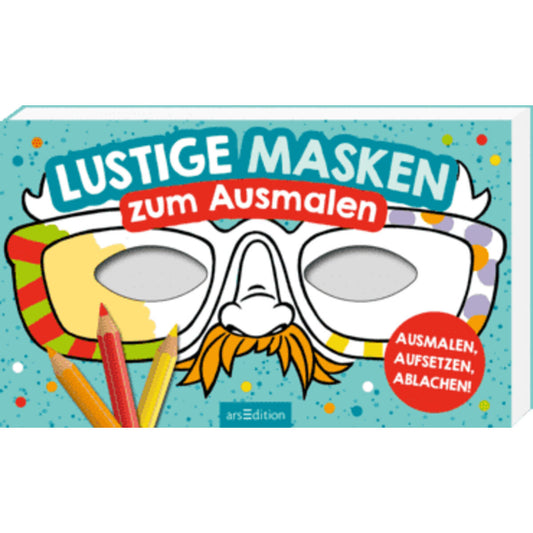 ars Edition Lustige Masken zum Ausmalen