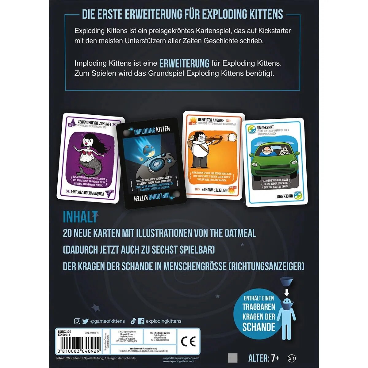 Asmodee Exploding Kittens - Imploding Kittens [Erweiterung]