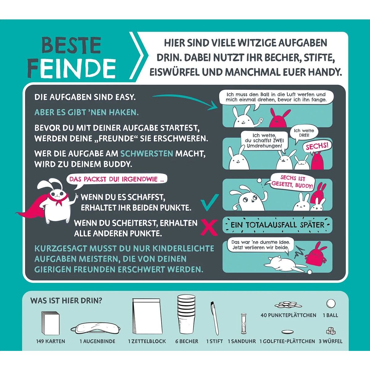 Asmodee Exploding Kittens Beste Feinde