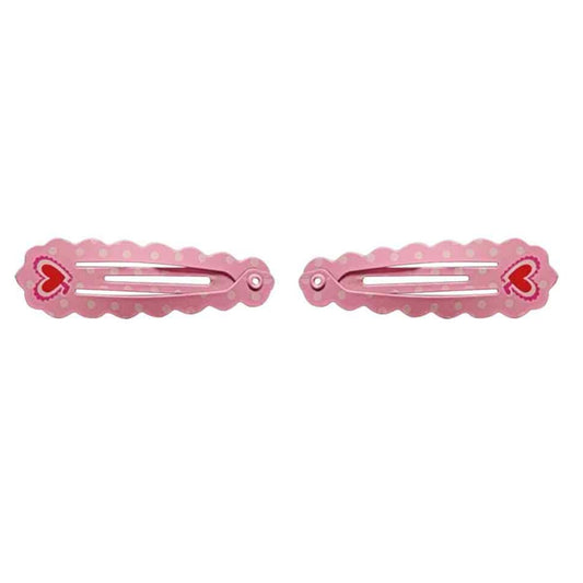 bb Klostermann Haarspangen Herzen 4cm 1 Paar, 2-fach sortiert
