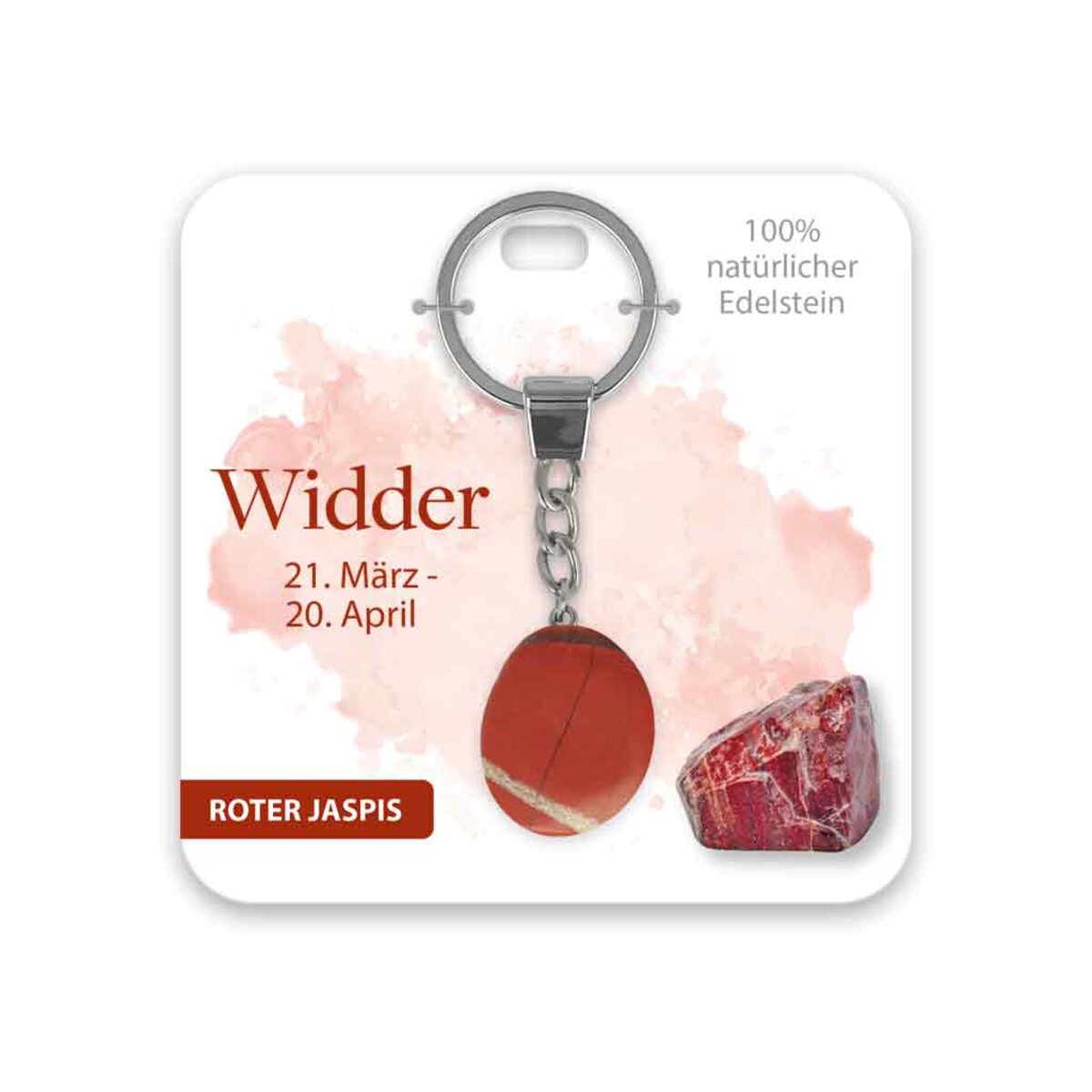 bb Klostermann Schlüsselanhänger Edelstein Widder
