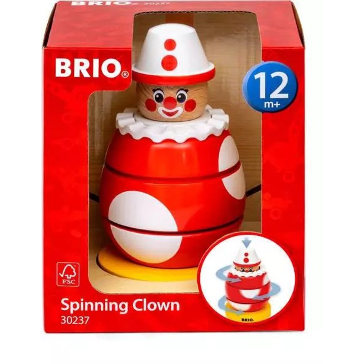 BRIO Drück- & Dreh-Clown