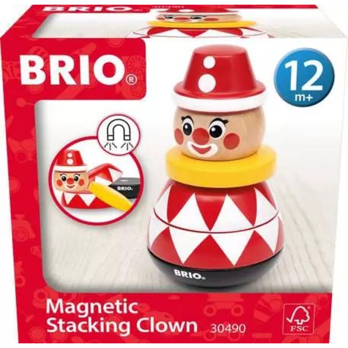 BRIO Magnetischer Stapelclown