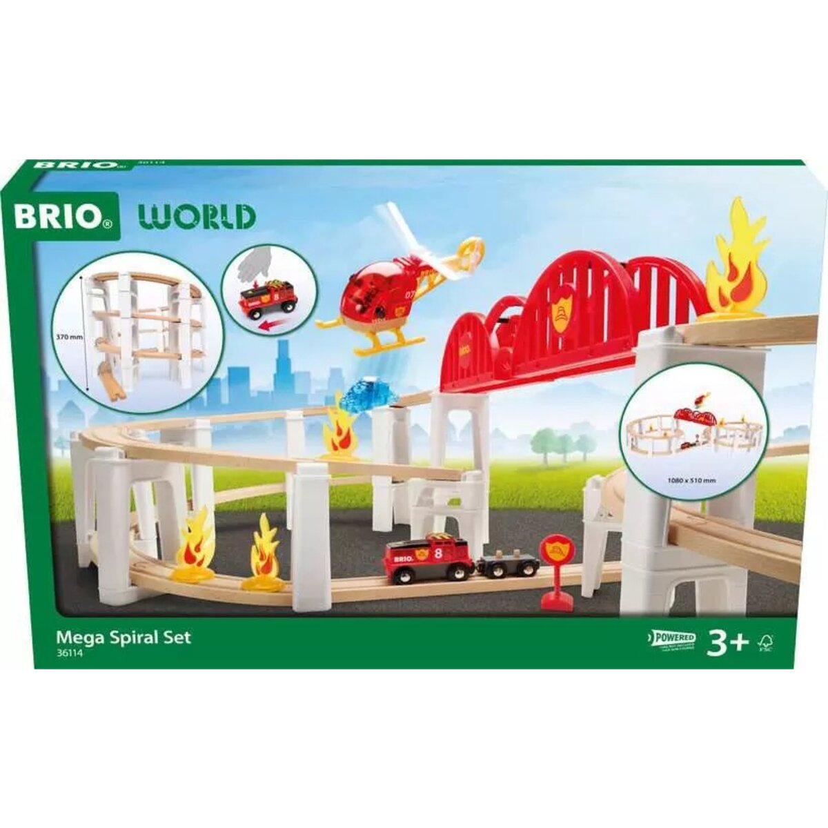 BRIO World Großes Spiralenset