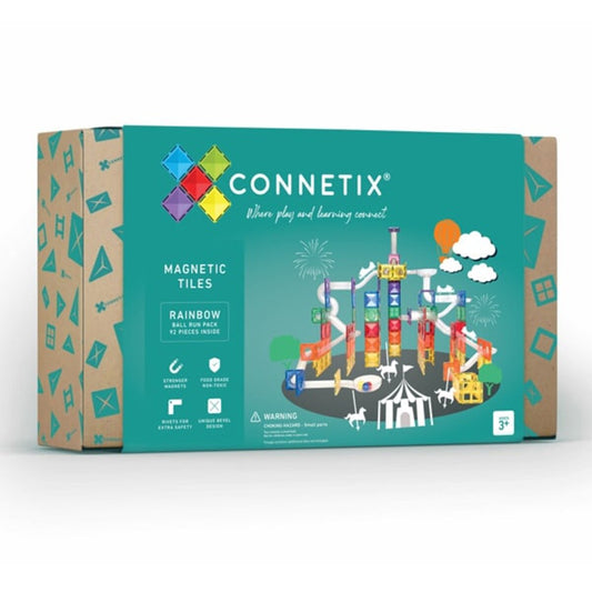 Connetix Rainbow Ball Run Set,  92 Teile