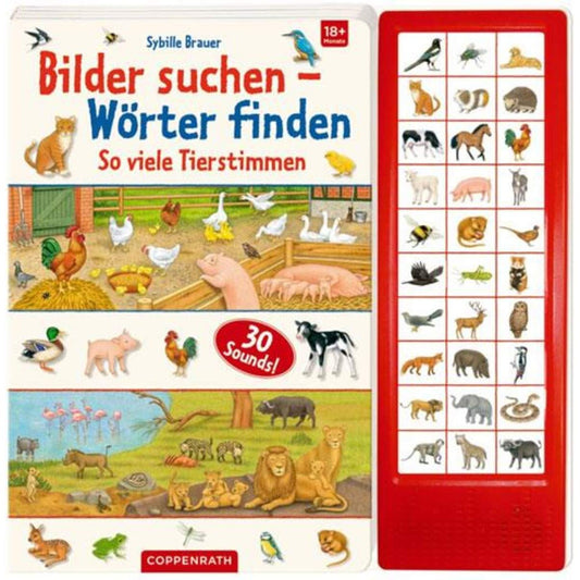 Coppenrath Verlag Bilder suchen-Wörter finden: So viele Tierstimmen (Soundb.)