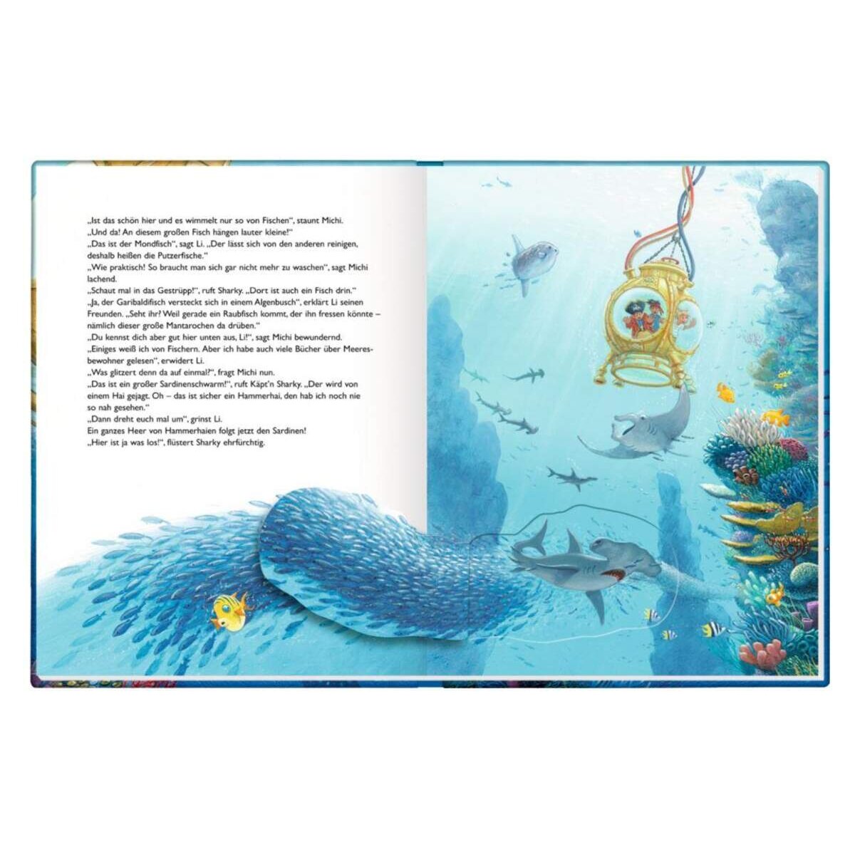 Coppenrath Verlag Käpt'n Sharky und der Schatz in der Tiefsee